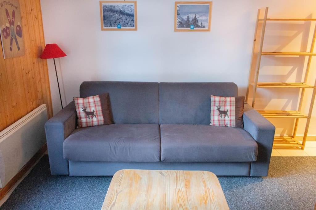 Rez De Chalet, Sauna Exterieur, Wifi, 4-6 Pers, 50M2 Isola 2000 Buitenkant foto